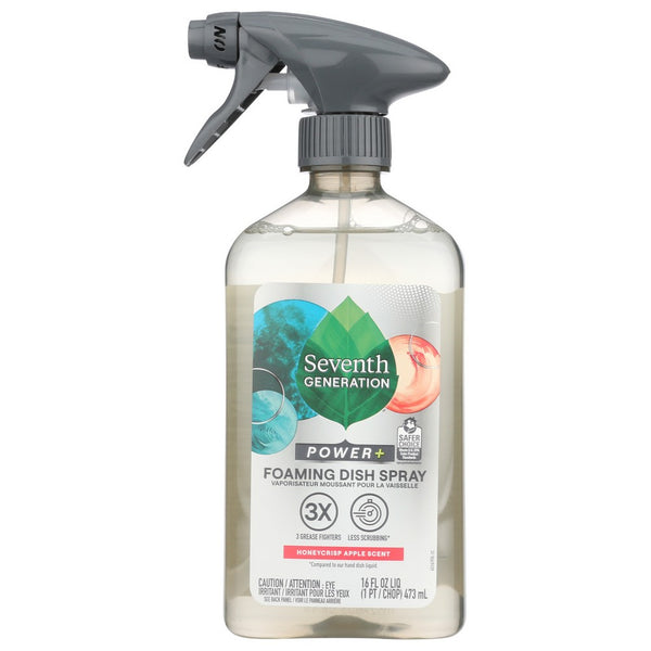 Seventh Generation Spray Dish Foamng Apple - 16 Fluid Ounce,  Case of 6