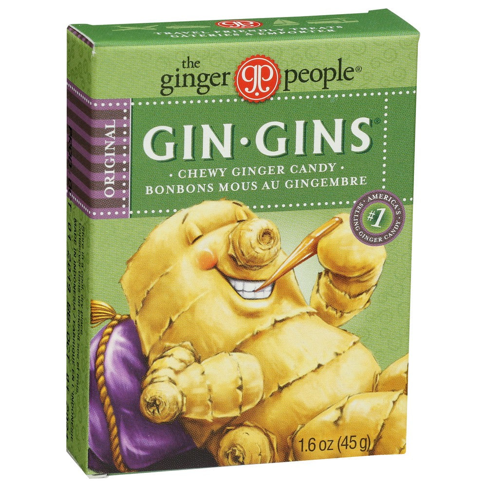 Ginger People Ginger Chewy Orgin Trvl - 2 Ounce, Case of 24