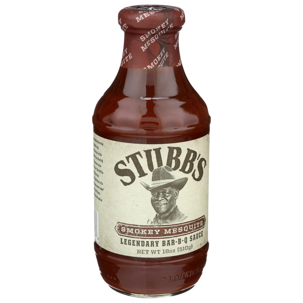 Stubbs Sauce Bbq Smoky Mesquite - 18 Ounce, Case of 6