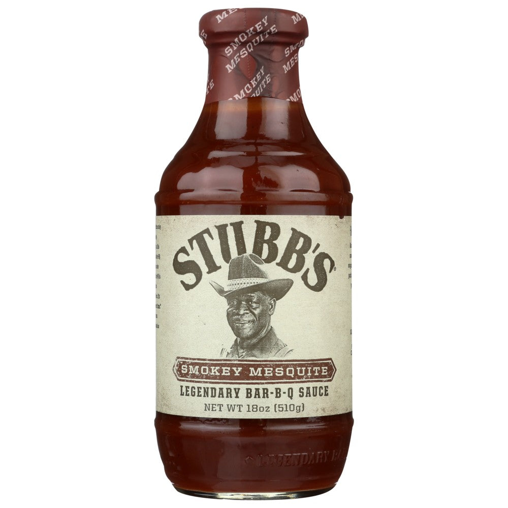 Stubbs Sauce Bbq Smoky Mesquite - 18 Ounce, Case of 6