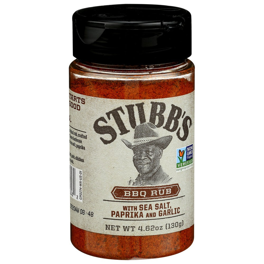 Stubbs Rub Bbq - 5 Ounce, Case of 6