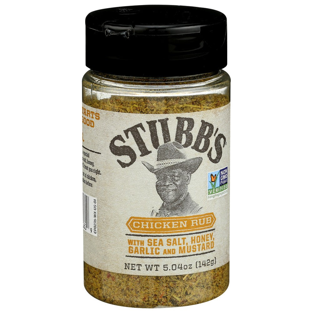 Stubbs Rub Chicken - 5 Ounce, Case of 6