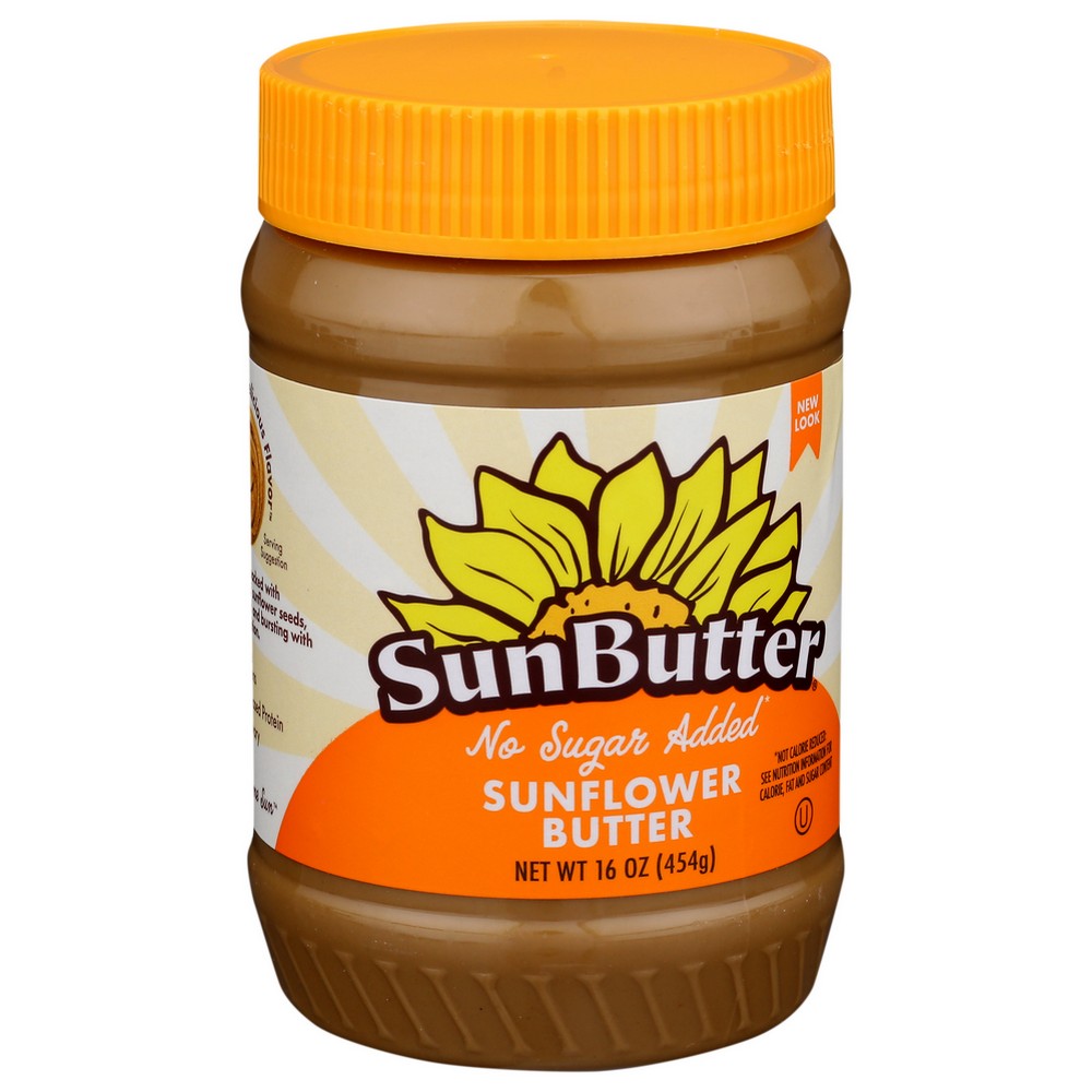 Sunbutter Natural Nut Butter No Sugar Added - 16 Ounce, Case of 6