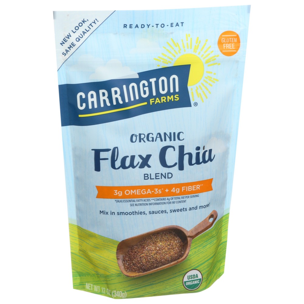Carrington Farms Flax Chia Blend - 12 Ounce, Case of 6