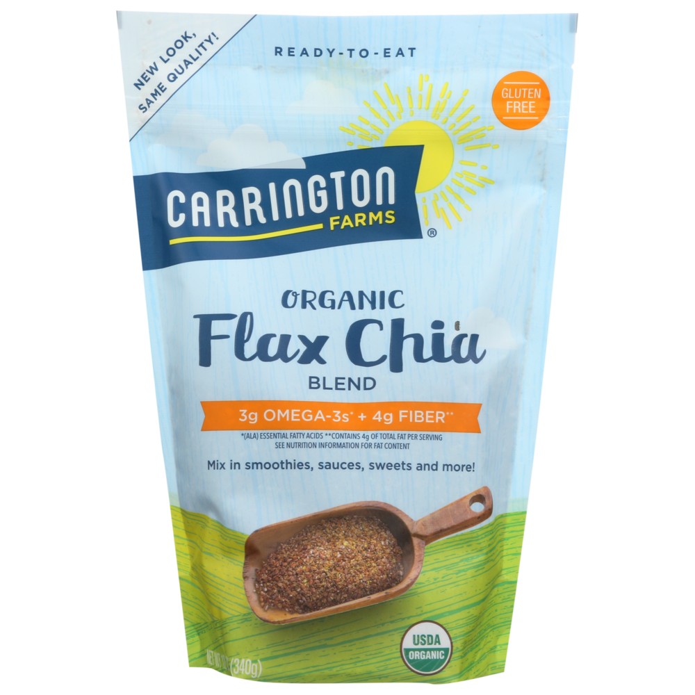 Carrington Farms Flax Chia Blend - 12 Ounce, Case of 6