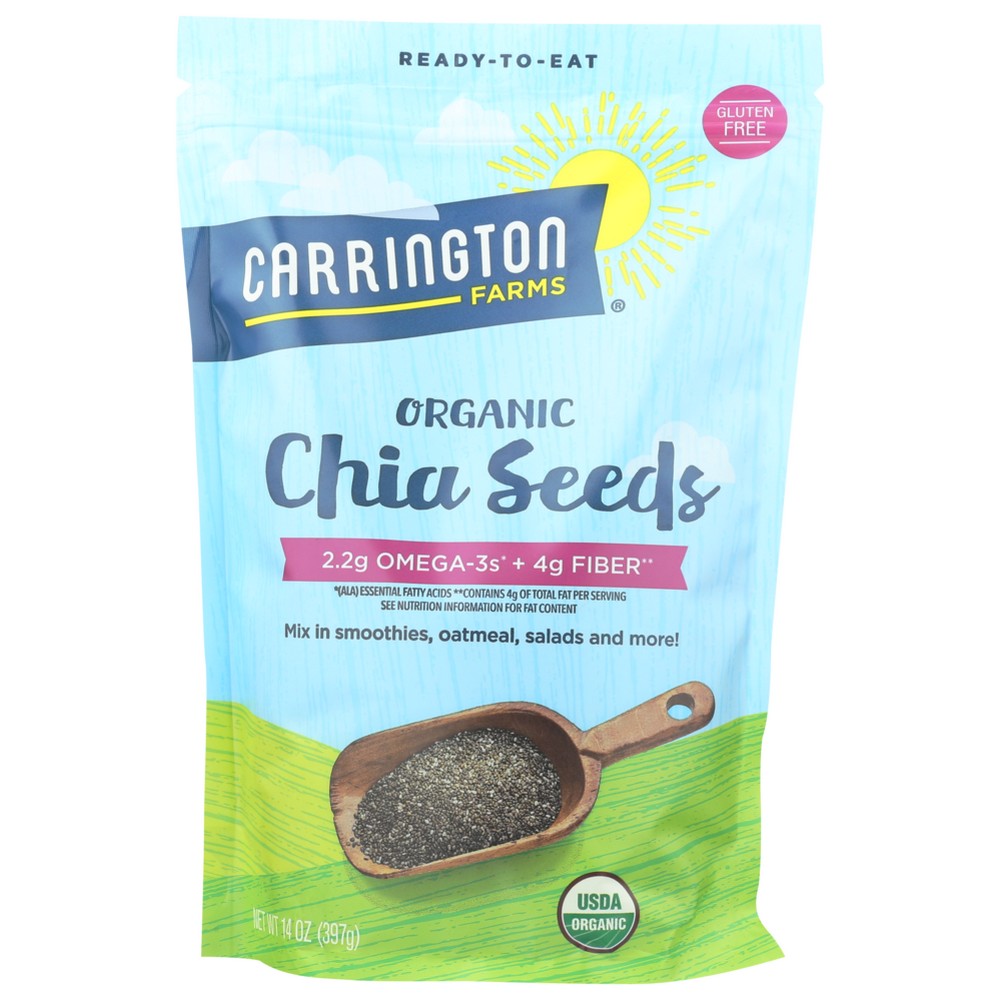 Carrington Farms Chia Seed Organic - 14 Ounce, Case of 6