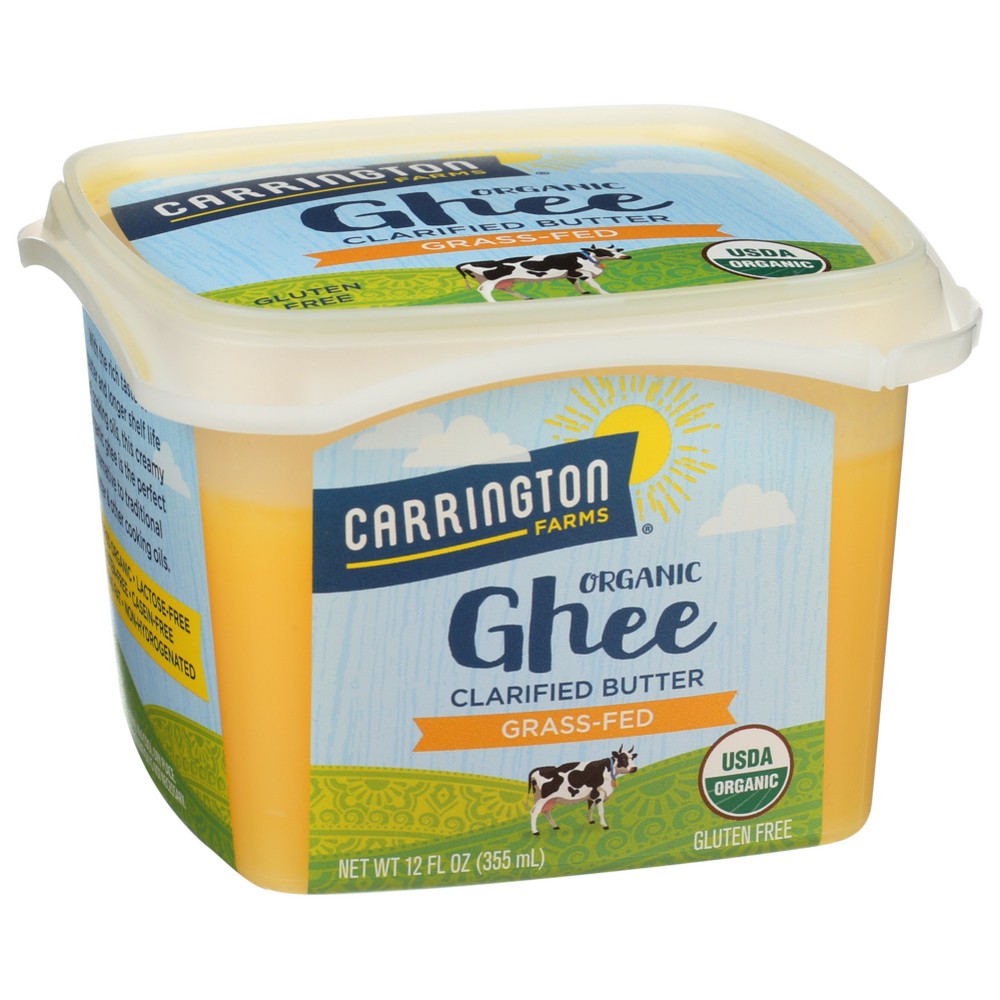 Carrington Farms Ghee Butter Clarified - 12 Ounce, Case of 6