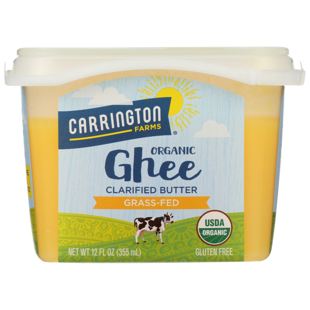 Carrington Farms Ghee Butter Clarified - 12 Ounce, Case of 6