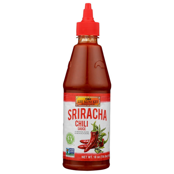 Lee Kum Kee 1800570018, Lee Kum Kee Sriracha Chili Sauce, 18 Oz.,  Case of 12