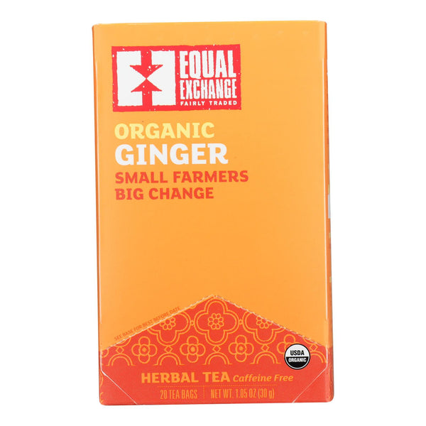 Equal Exchange - Tea Ginger - Case of 6-20 Count
