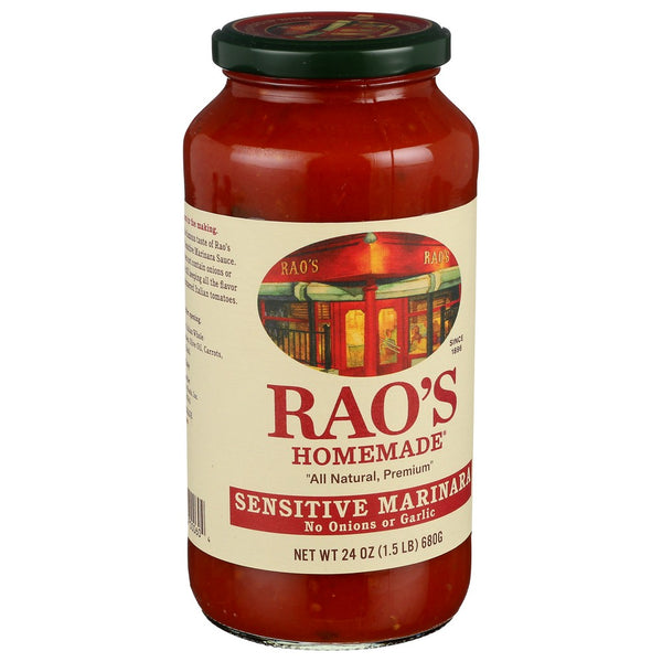 Raos Sauce Marinara Sensitive - 24 Ounce,  Case of 6