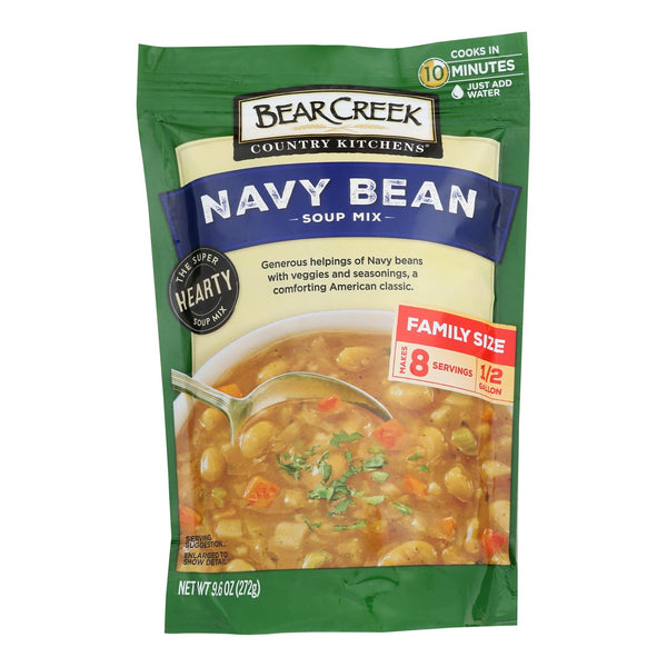 Bear Creek - Soup Mix Navy Bean - Case of 6-9.6 Ounce
