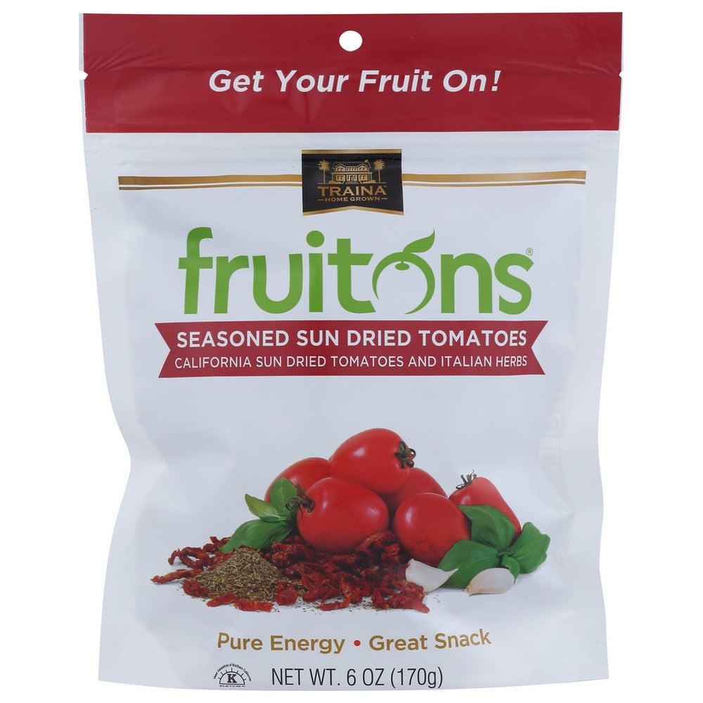 Traina Fruiton Sn Drd Tmto Seasoned - 6 Ounce, Case of 8