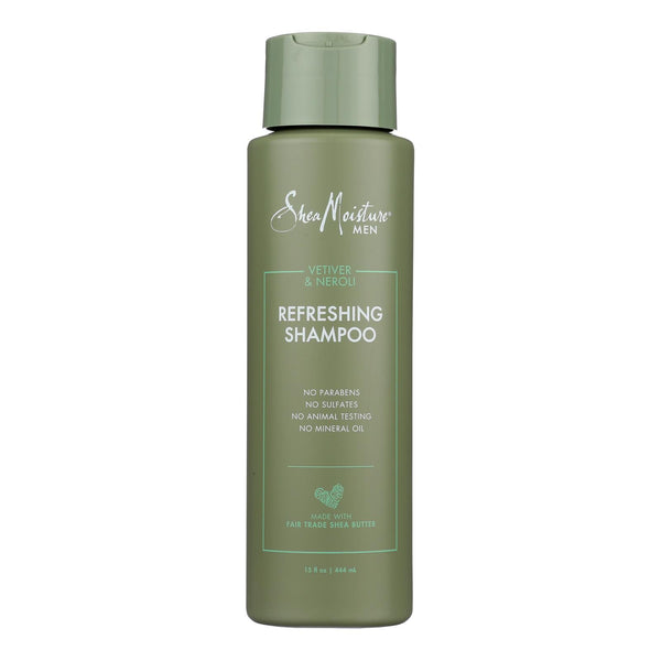 Shea Moisture - Refreshing Shampoo Mens - 1 Each-15 Fluid Ounce