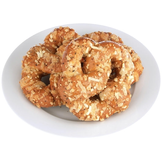 Kim & Scotts Pizza Stuffed Pretzels 6 Ounce Size - 24 Per Case.