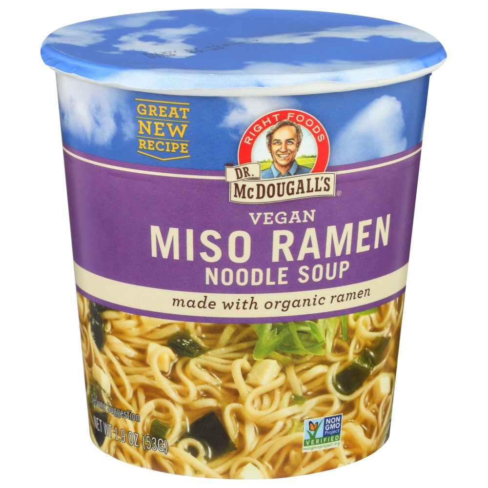 Dr Mcdougalls Soup Bgcup Miso - 2 Ounce, Case of 6