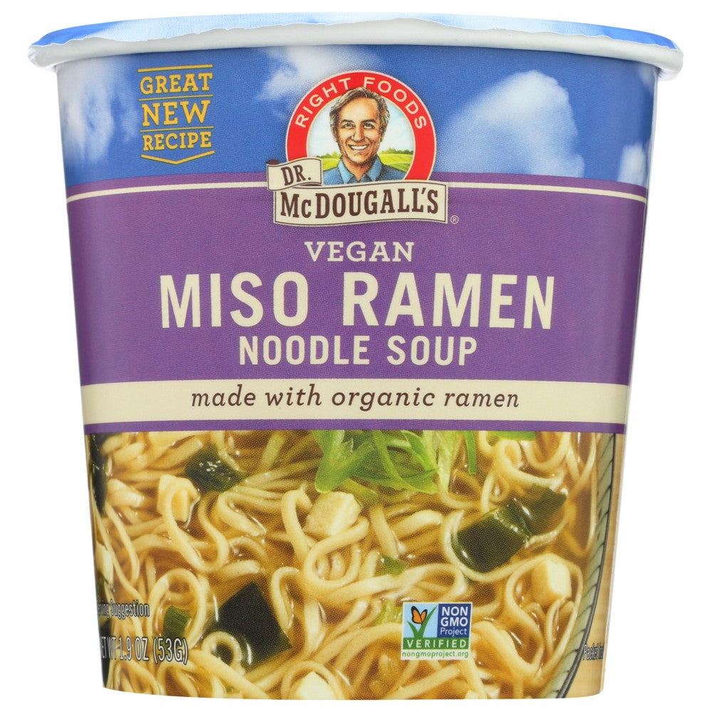 Dr Mcdougalls Soup Bgcup Miso - 2 Ounce, Case of 6