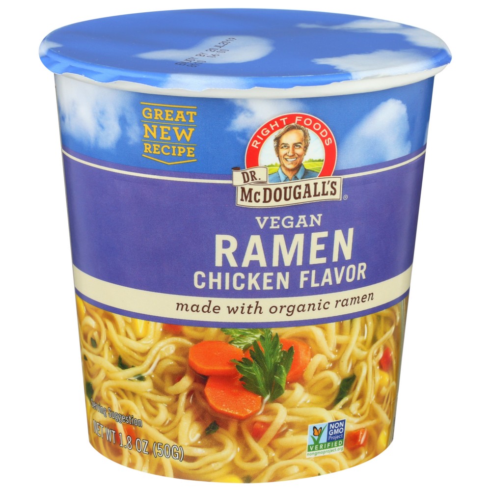 Dr Mcdougalls Soup Bgcup Chicken Ramen Org3 - 2 Ounce, Case of 6