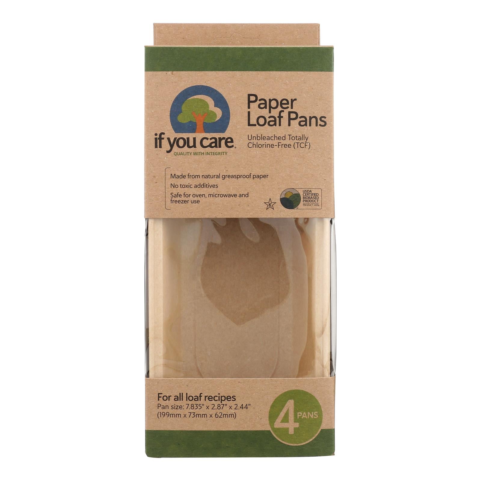 If You Care Loaf Baking Pans - Case of 6 - 4 Count