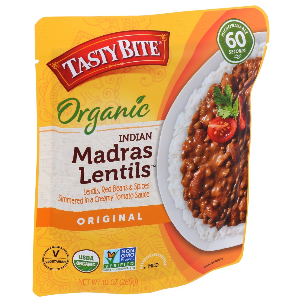 Tasty Bite Entree Madras Lentil - 10 Ounce, Case of 6