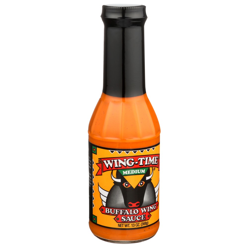 Wing Time Sauce Wing Buffalo Med - 13 Ounce, Case of 6