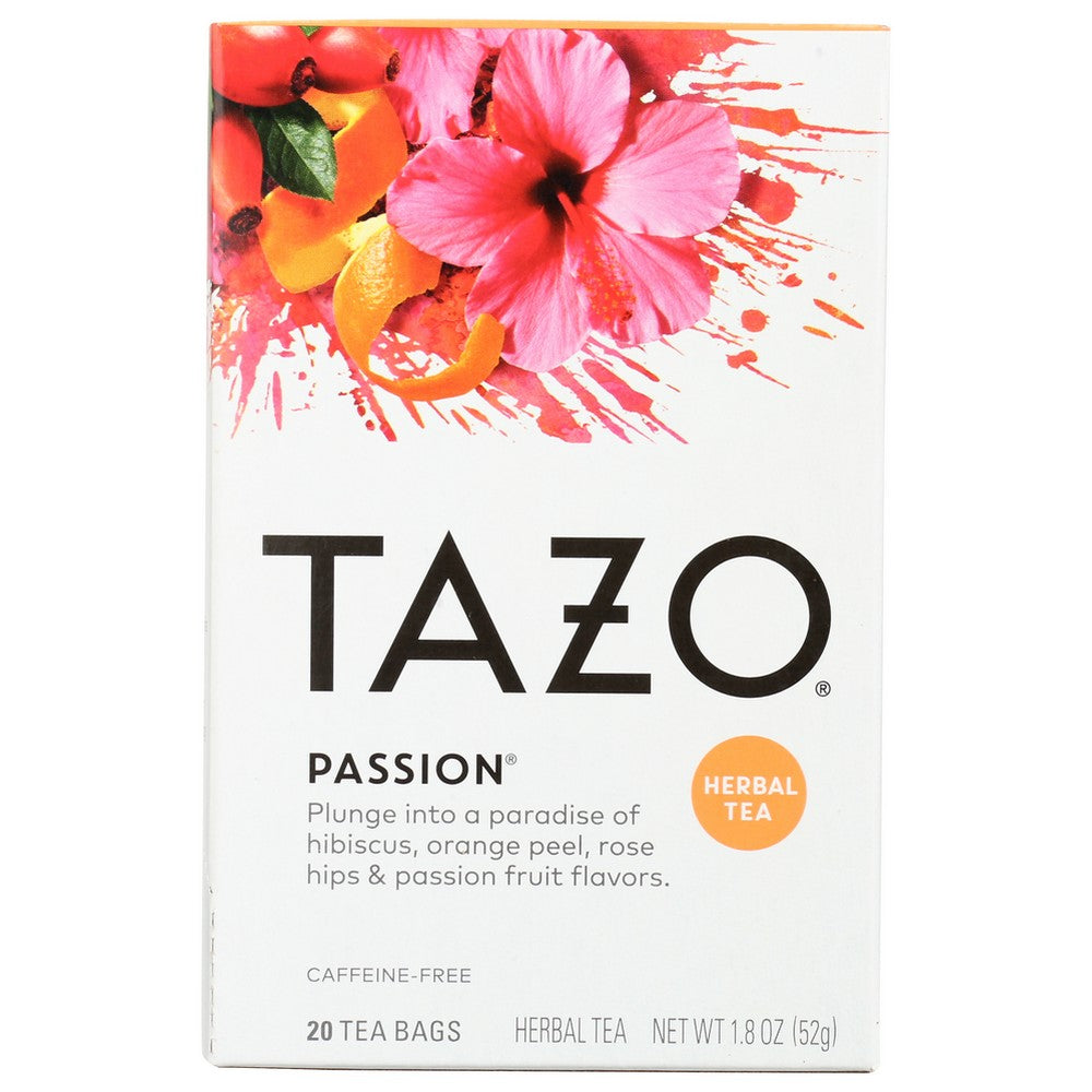 Tazo Tea Bag Decaf Passion - 20 Bag, Case of 6