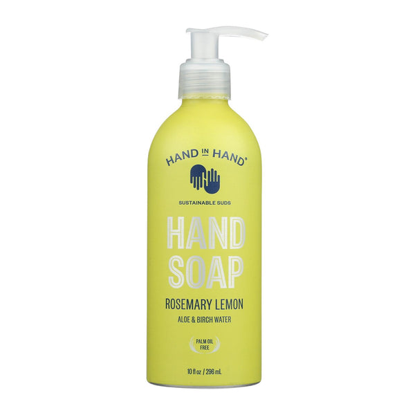 Hand In Hand - Hand Soap Rosemary Lemon - Case of 3-10 Fluid Ounce