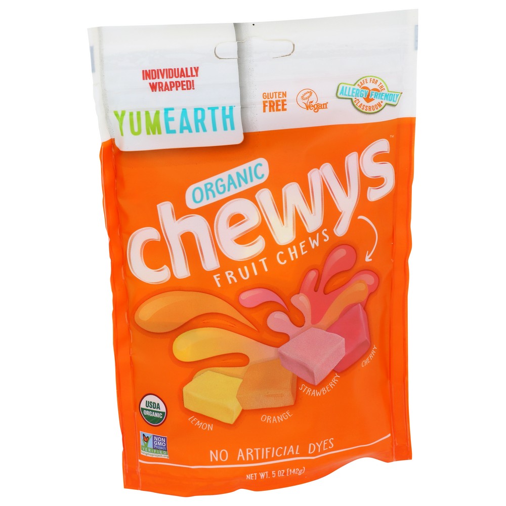 Yumearth Candy Chewys Organic - 5 Ounce, Case of 6