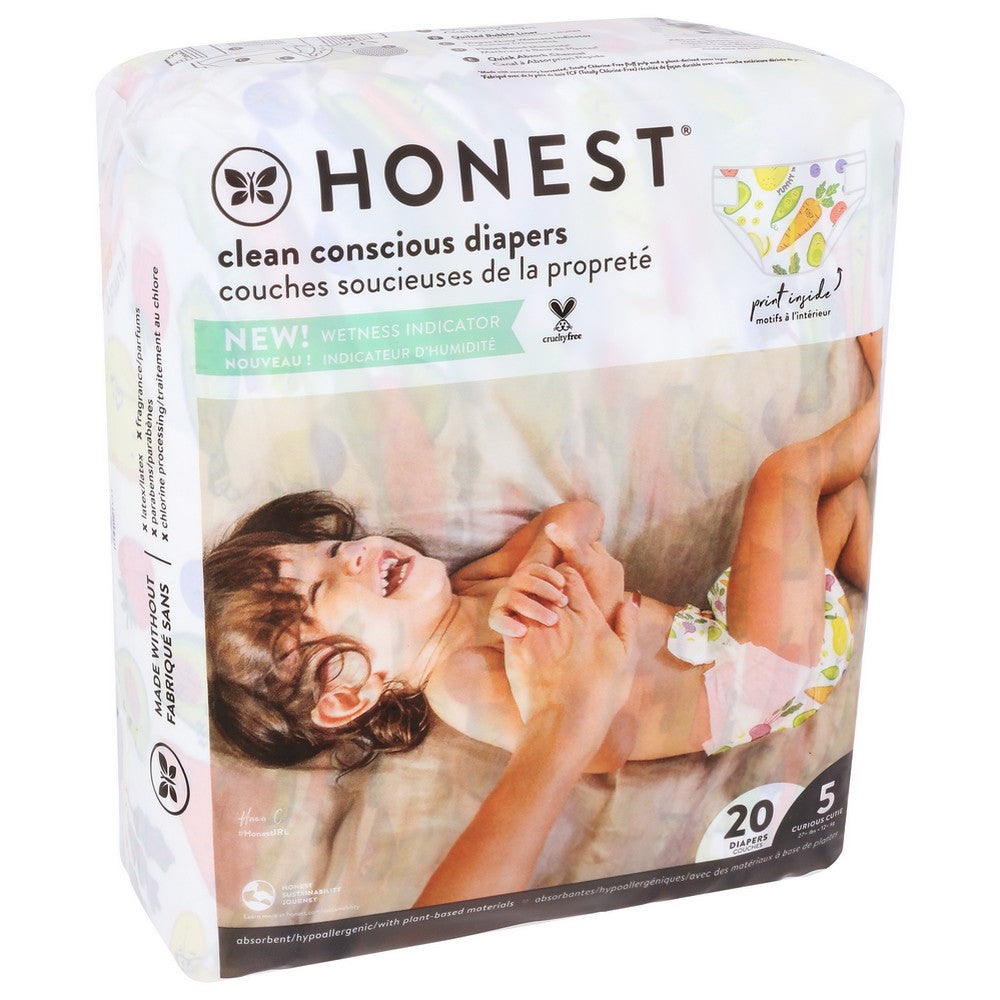 The Honest Company Diaper So Delish Size 5 - 20 Pack, Case of 4