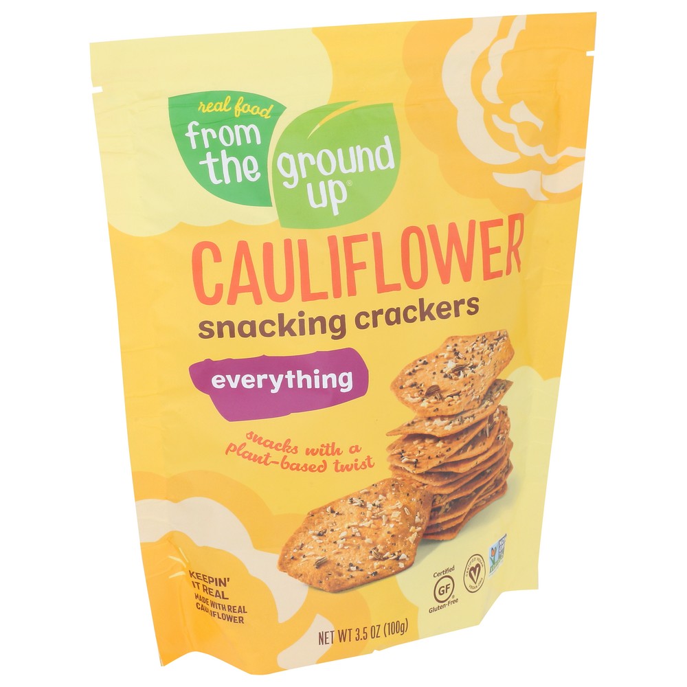 From The Ground Up Cracker Caul Snack Evrythg - 4 Ounce, Case of 6