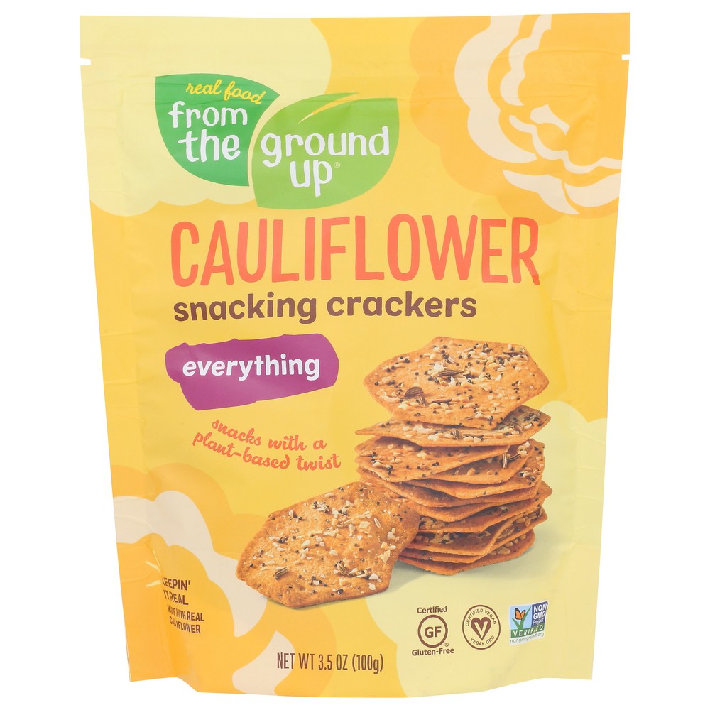 From The Ground Up Cracker Caul Snack Evrythg - 4 Ounce, Case of 6