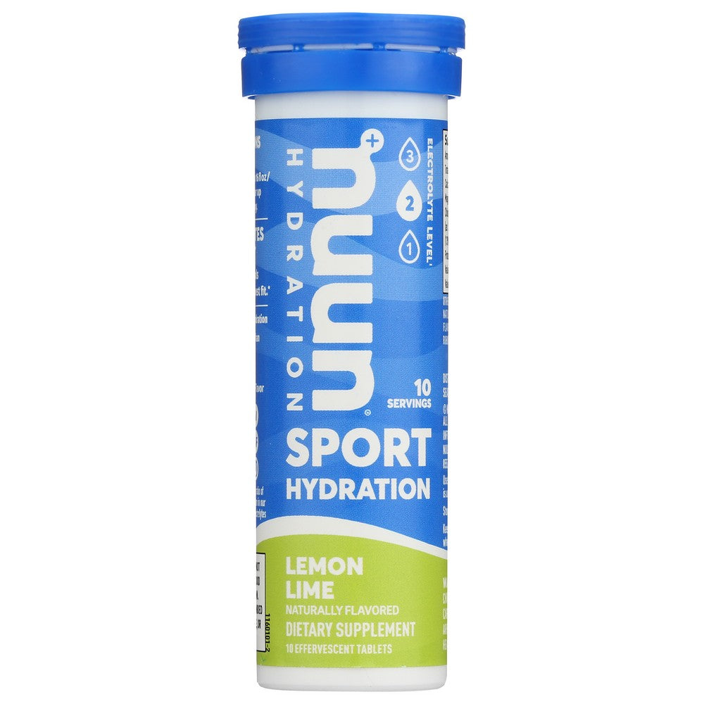 Nuun Sport Lemon Lime - 10 Tablet, Case of 8