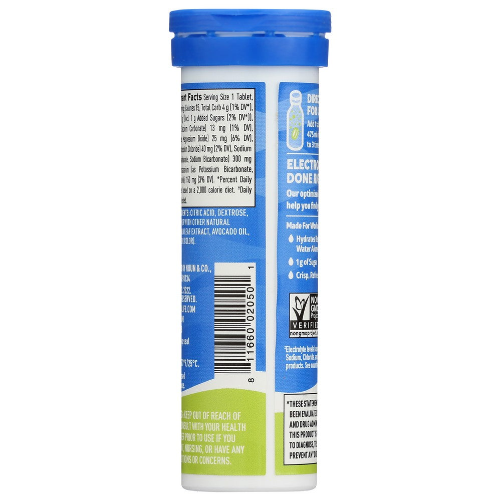 Nuun Sport Lemon Lime - 10 Tablet, Case of 8