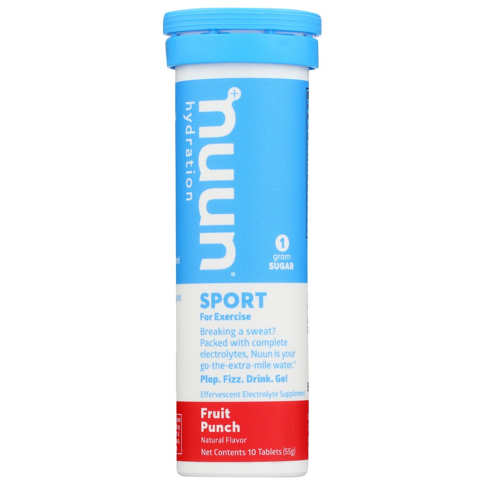 Nuun Sport Fruit Punch - 10 Tablet, Case of 8