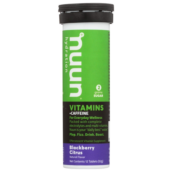 Nuun® 1181601, Nuun Hydration Blackberry Citrus Vitamin Drink Tablets, 1.8 Oz.,  Case of 8