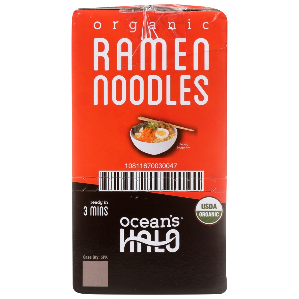 Oceans Halo Noodle Ramen Organic - 8 Ounce, Case of 5