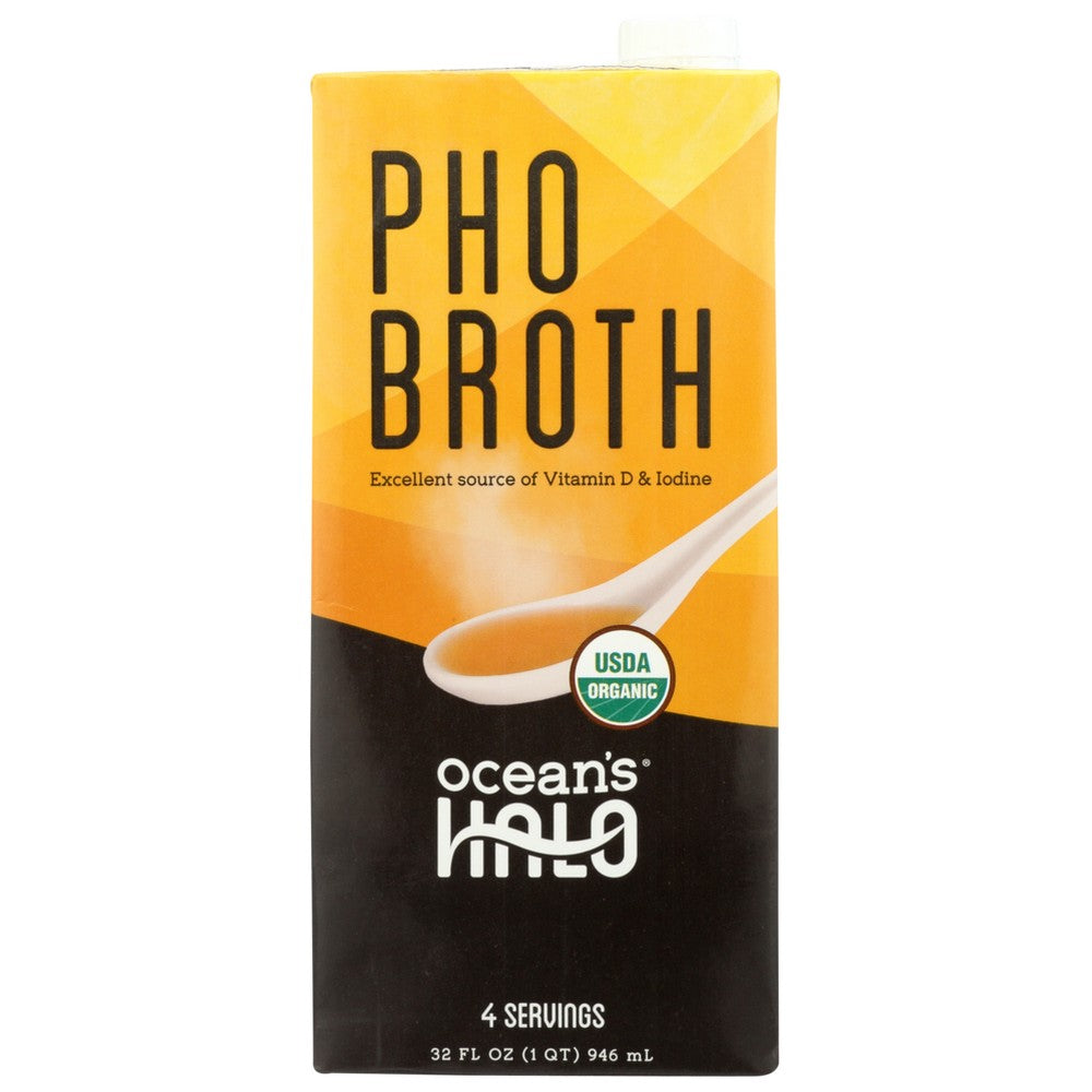 Oceans Halo Broth Pho - 32 Ounce, Case of 6