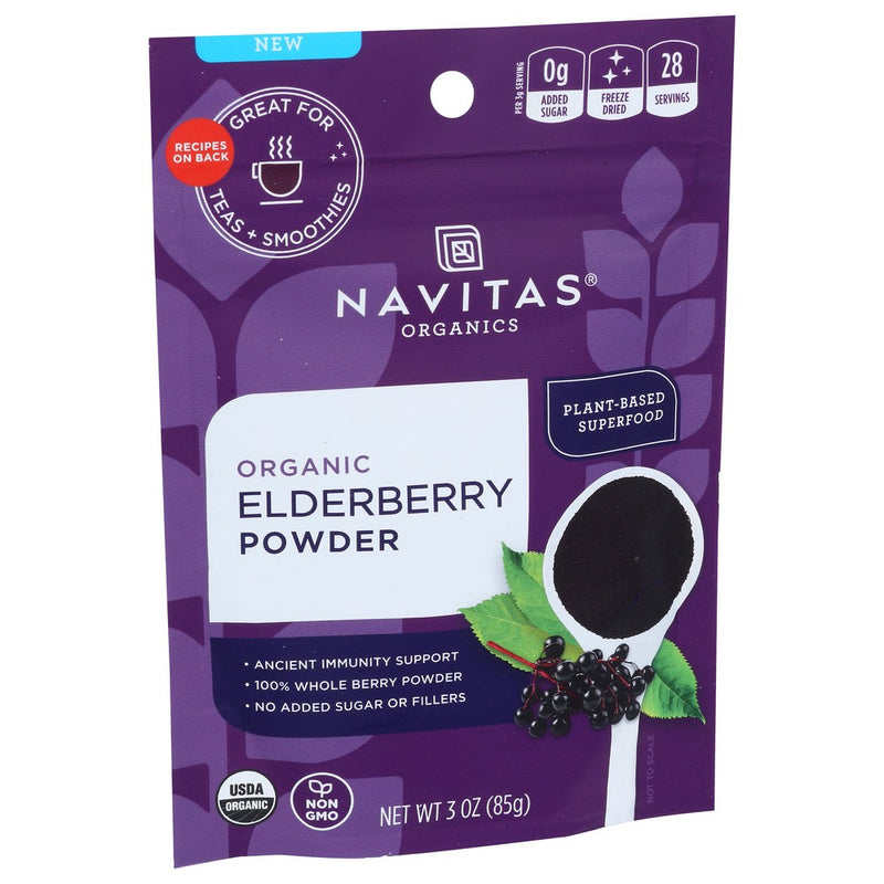 Navitas Organicanics® ,  Elderberry Powder 3Oz 3 Ounce,  Case of 6