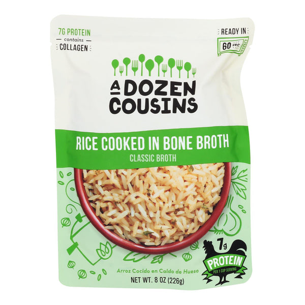 A Dozen Cousins - Rice Classic Broth Rte - Case of 6-8 Ounce
