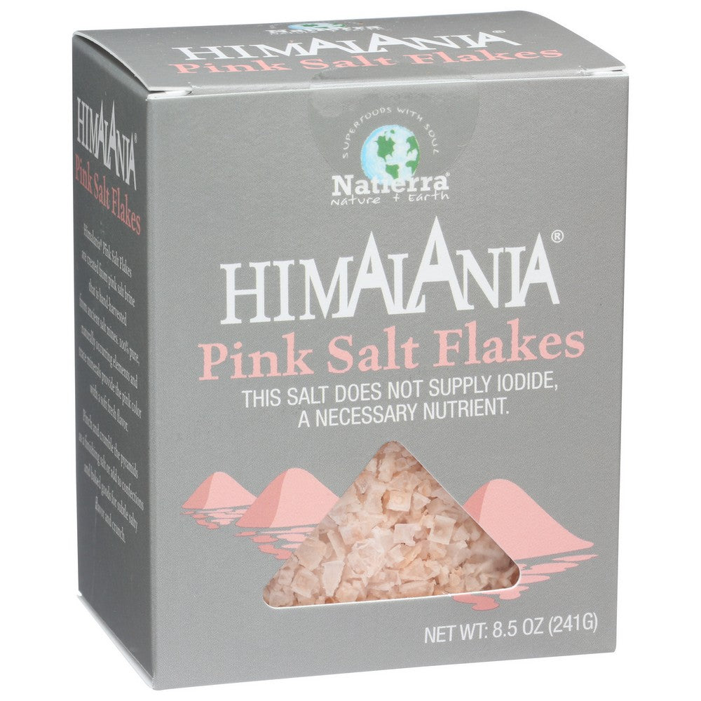 Natierra Salt Himlnia Pink Flakes - 9 Ounce, Case of 6