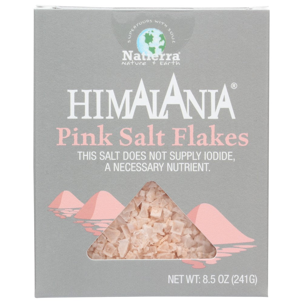Natierra Salt Himlnia Pink Flakes - 9 Ounce, Case of 6