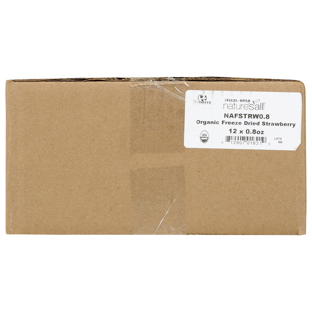 Natierra Strawberries Frz Drd - 1 Ounce, Case of 12
