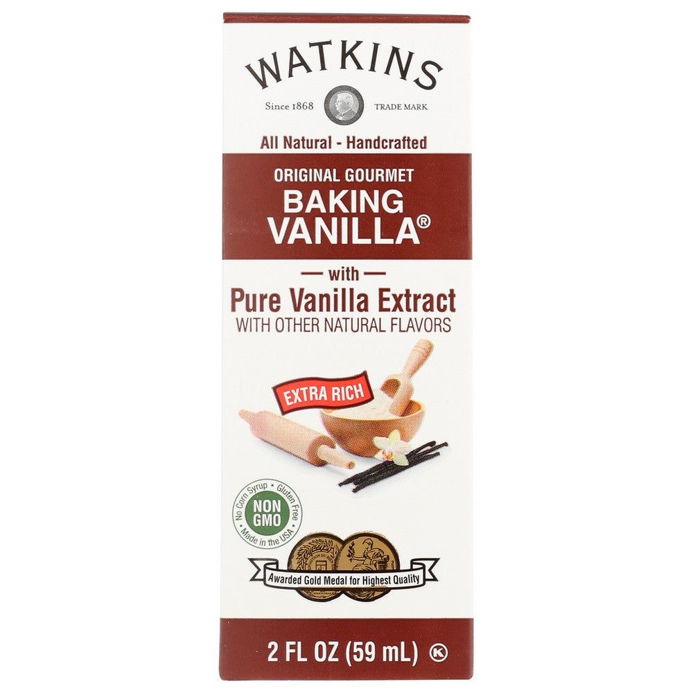 Watkins Vanilla All Nat Baking - 2 Ounce, Case of 12