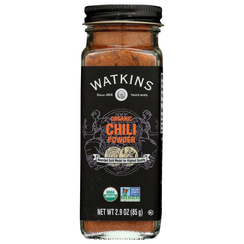 Watkins Seasoning Chili Powder Organic - 3 Ounce, Case of 3