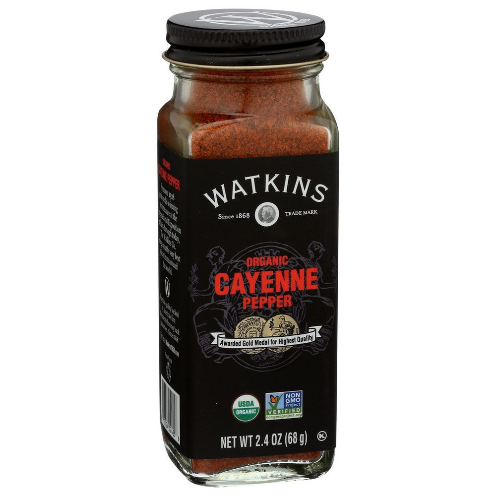 Watkins Cayenne Pepper Organic - 2 Ounce, Case of 3