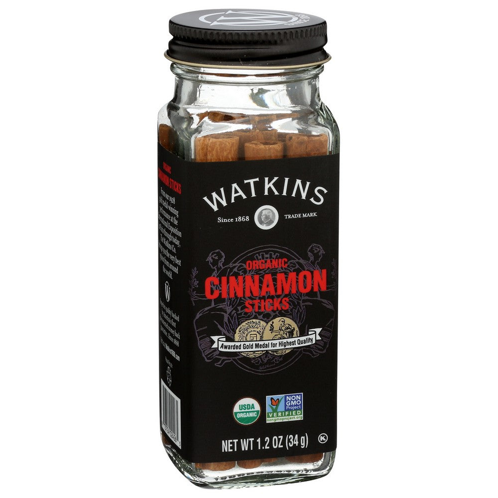 Watkins Cinnamon Sticks Organic - 1 Ounce, Case of 3