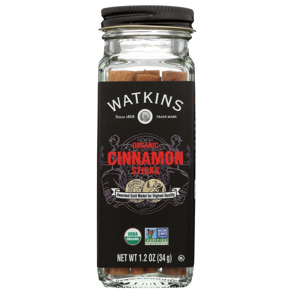 Watkins Cinnamon Sticks Organic - 1 Ounce, Case of 3