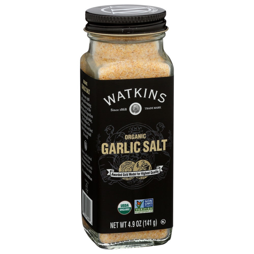 Watkins Salt Garlic Organic - 5 Ounce, Case of 3