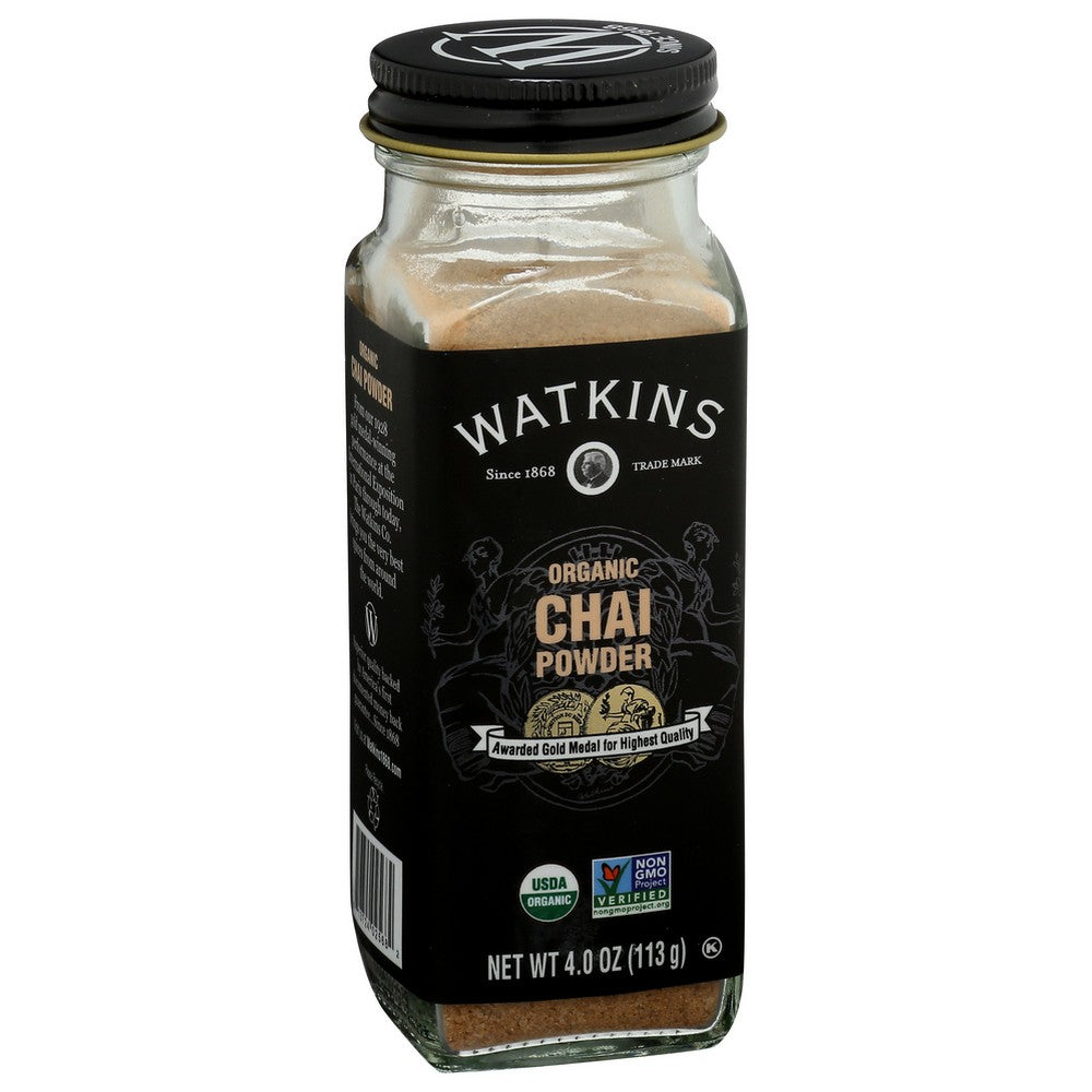 Watkins Powder Chai Organic - 4 Ounce, Case of 3