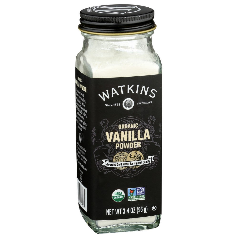 Watkins Powder Vanilla Organic - 3 Ounce, Case of 3